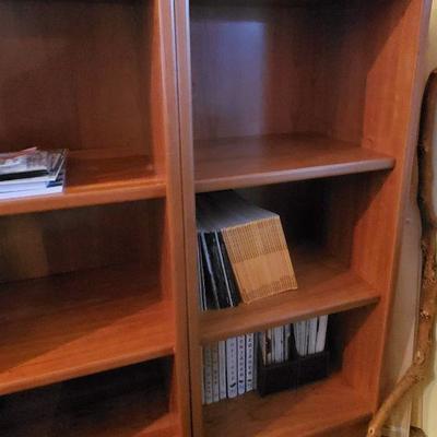 Oak Express Dark Wood Bookshelves