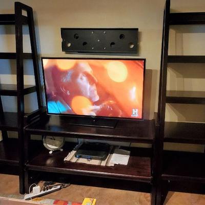 Macy's Dark Wood Bookshelves