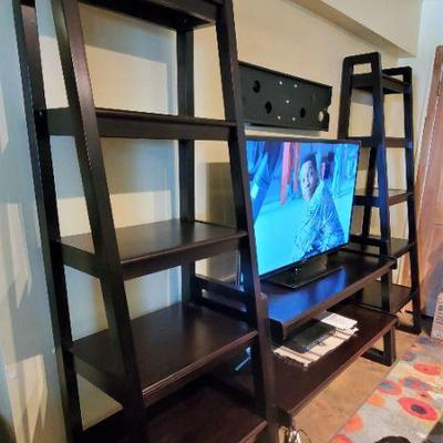 Macy's Dark Wood Bookshelves
