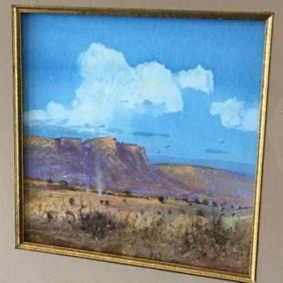 Tom Perkinson â€œDust Devilsâ€ Listed American Artist Original Painting  Item #70