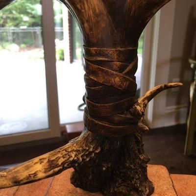 Deer Antler Decorator Table Lamp. Western Southwest Style. Item #72