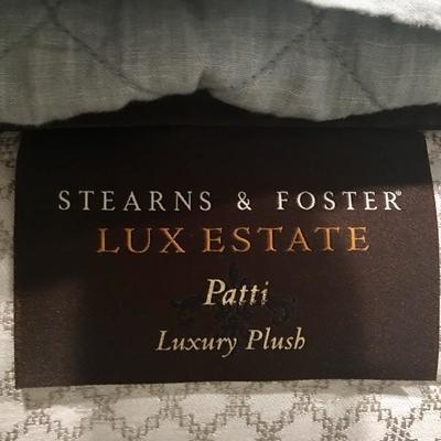 Stearns & Foster Lux Estate Luxury Plush Adjustable Bed w/ Reverie Adjustable Frame & Remote. Item #79