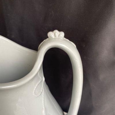 Large Water Pitcher & Charger Plate