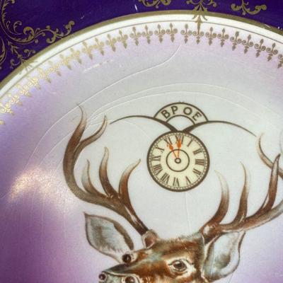 Antique BPOE Elks Lodge Plate