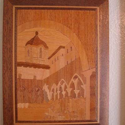 K 115 / 116 - Primitive Crater & 2 Wooden Wall Hangings