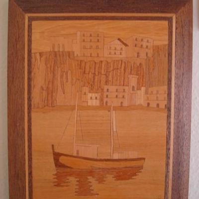 K 115 / 116 - Primitive Crater & 2 Wooden Wall Hangings