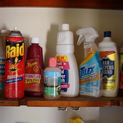 K 118 - Various Household Chemicals/Cleaners