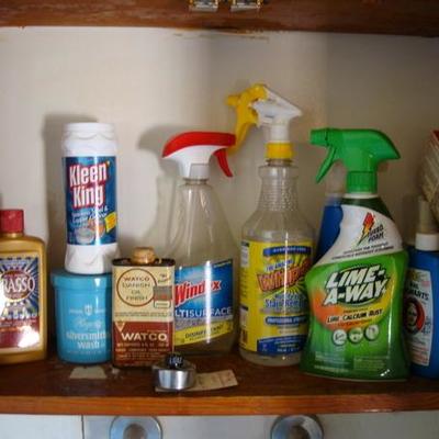 K 118 - Various Household Chemicals/Cleaners