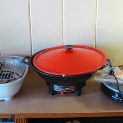 GR 109 - Kenmore Wok, Indoor Grill, Wolfgang Puck Appliance