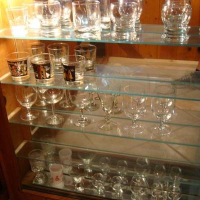 GR 119 - Cabinet Full of Barware / Glasses 