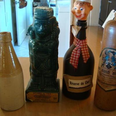 GR 120 - Empty Vintage Liquor Bottle Lot
