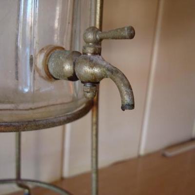 GR 128 - Galliano Liquor Bottle w/ Spigot & Stand