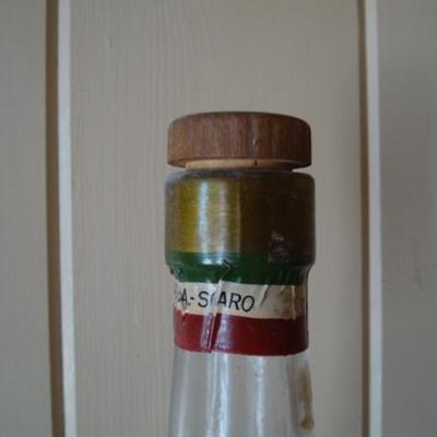 GR 128 - Galliano Liquor Bottle w/ Spigot & Stand