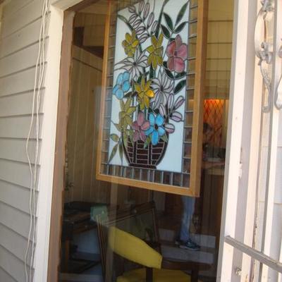 GR 137 - Stained Glass Hanging - 32" tall x 24" across