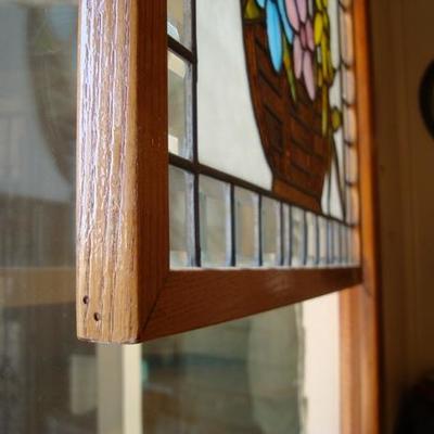 GR 137 - Stained Glass Hanging - 32" tall x 24" across