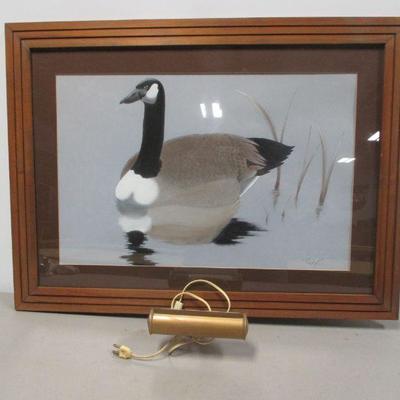 Lot 93 - Artist Signed Goose Picture