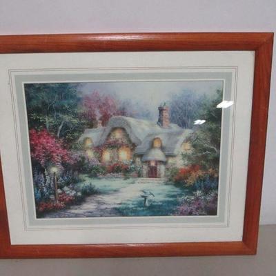 Lot 116 - Artist Signed Cottage Picture