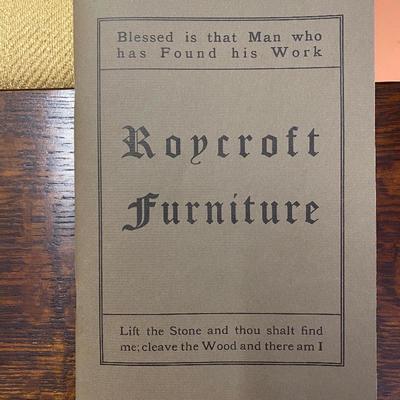 Lot 2 - Roycroft Magazine Pedestal