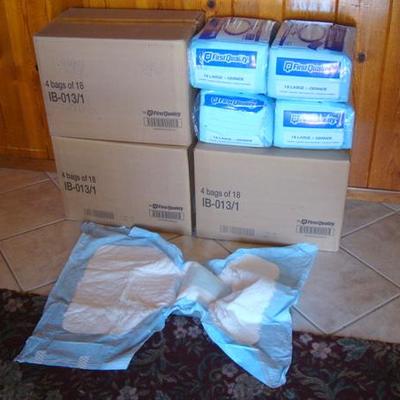 GR 139 - Lot #1 of Adult Briefs - Sealed Cases/Packages