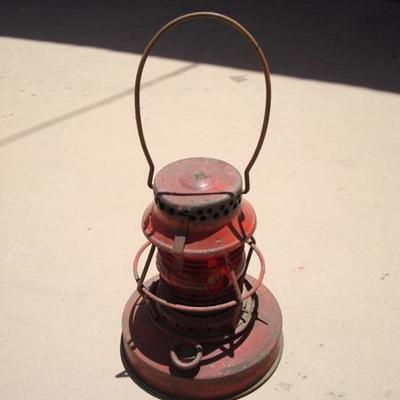 GR 143 - Handlan St Louis #57 Red Globe Lantern 