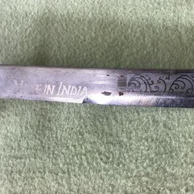 Saber Sword w/brass Lions Head