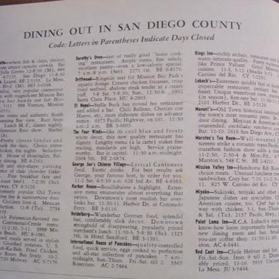 GR 151 - Two Vintage SAN DIEGO Magazines 1961 & 1965