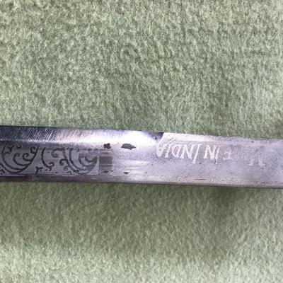 Saber Sword w/brass Lions Head