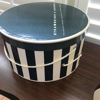 Vintage Strawbridge & Clothier Hat Box