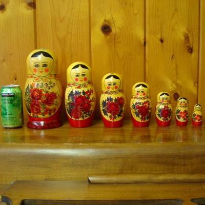 GR 164 - 9 Pc Set of USSR Nesting Dolls