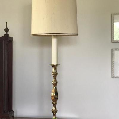 Baldwin Brass Tall Candlestick Lamp