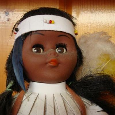 GR 170 - (2) Indian Children Dolls