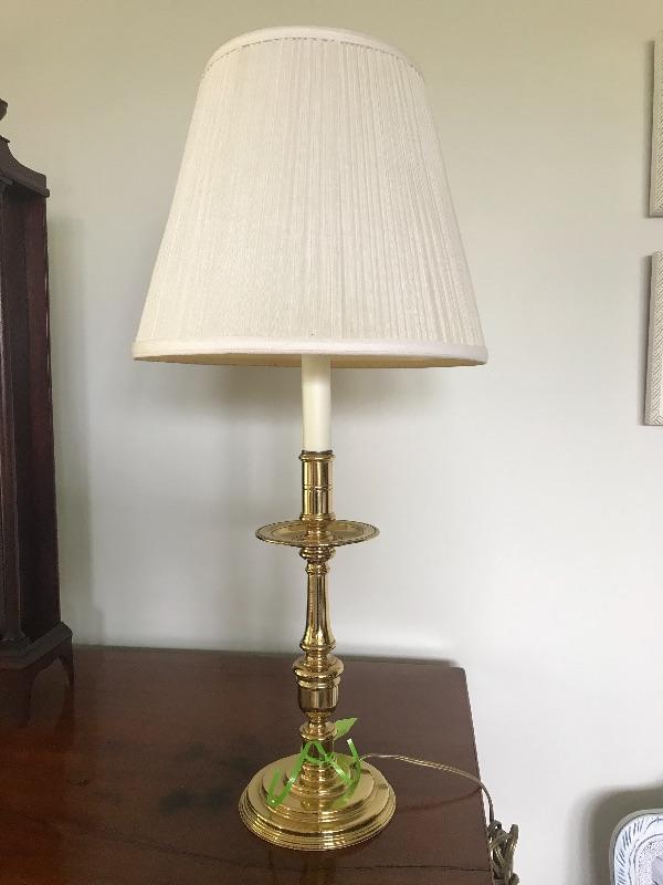 Baldwin Brass Candlestick Lamp | EstateSales.org