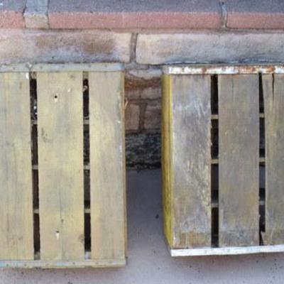 P 110 - (2) Vintage Coca-Cola Wooden Crates