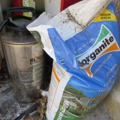 P 112 - Shed of garden Supplies / Sprays, Chemicals & More