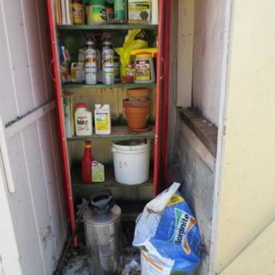 P 112 - Shed of garden Supplies / Sprays, Chemicals & More