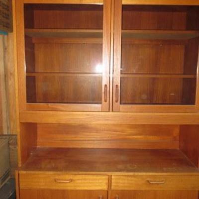 S 104 - Teak Wood Hutch 