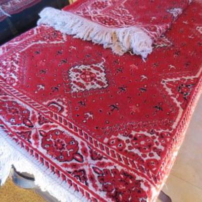 S 107 - (2) Prayer Rugs 28" x 40"