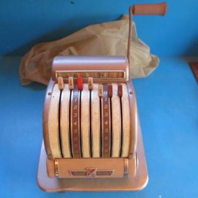 S 114 - Excel Headman Check Writing Machine