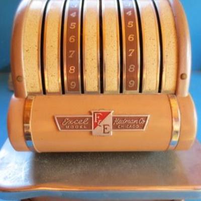 S 114 - Excel Headman Check Writing Machine