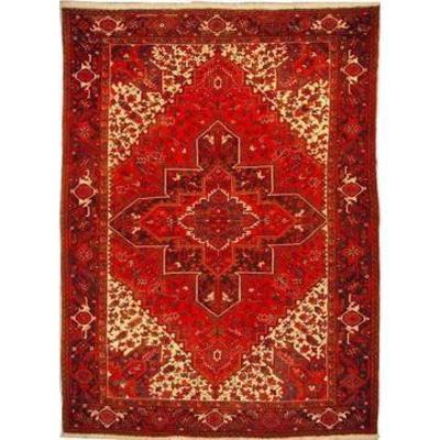 Persian Heriz  Rugs on different sizes and designs,  Made with 100% natural wool and Cotton, vegetable dyed and hand knotted .