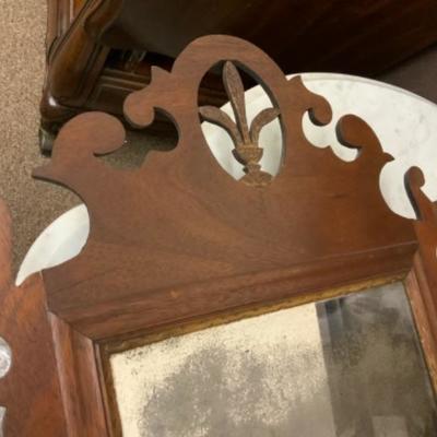 PERIOD CHIPPENDALE WALL MIRROR