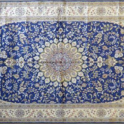 Turkish Silk 009, Hand Knotted Fine quality Turkish Silk Rug,
8' X 5' 
Excellent Conditions 

Retail Price= $6800
Below our...