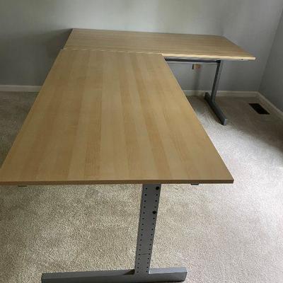 Desk(2) - Ikea, Office/L-Shape/Blonde