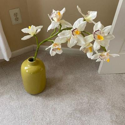Orchid and Vase, artificial
