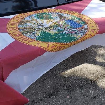 Large State of Florida Flag