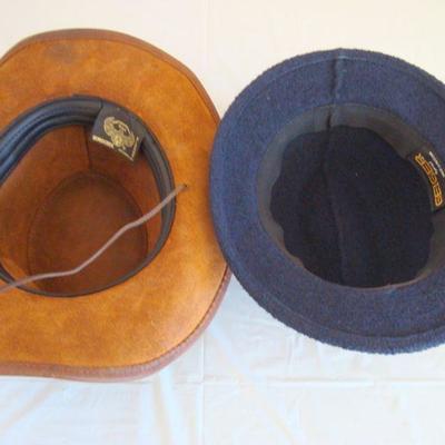 FC2- Pair of Mens Brimmed Hats Henschel + Geiger
