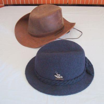 FC2- Pair of Mens Brimmed Hats Henschel + Geiger