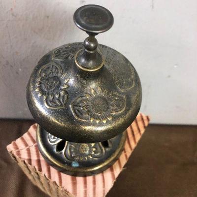 #9 Brass Counter Bell or Desk Clerk Bell