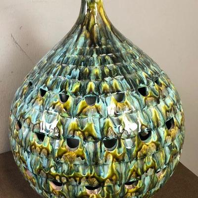 #27 Large Ceramic Swag Lamp MCM