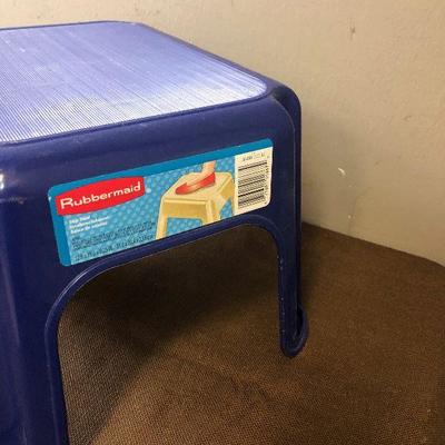 #43 Blue Rubber maid Stool
